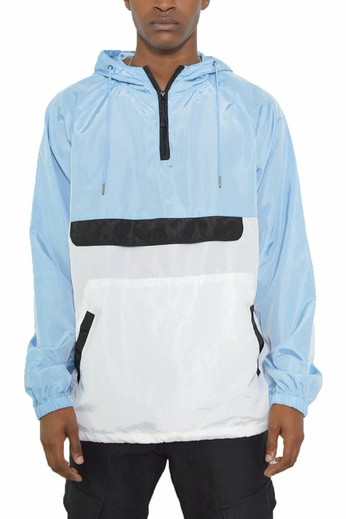 Color Block Anorak Jacket