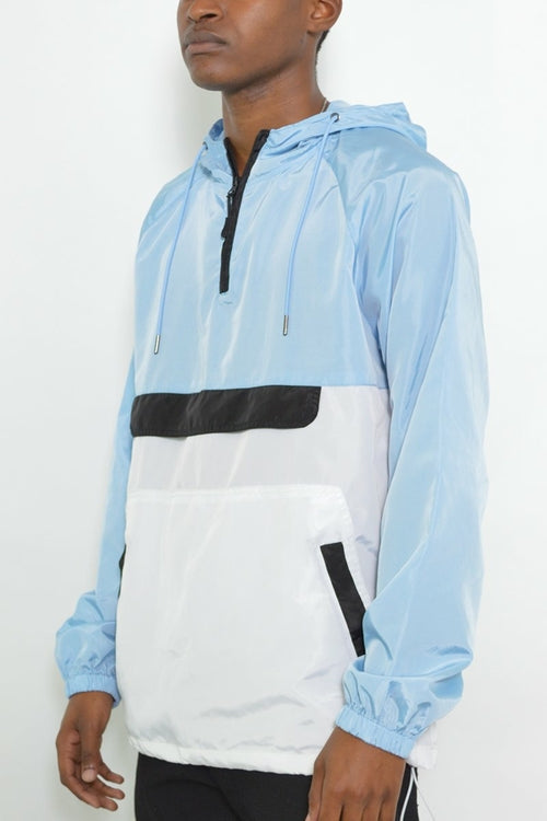 Color Block Anorak Jacket