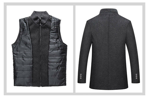 Slim Fit Wool Coat