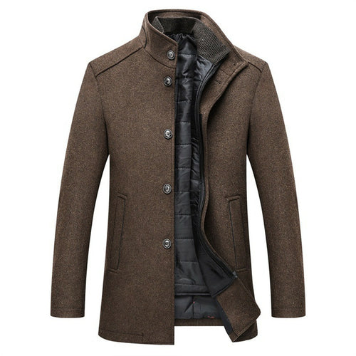 Slim Fit Wool Coat